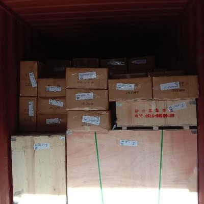 Затарка сборного контейнера на складе консолидации в Шанхае, 1х40'HQ, LCL 2005