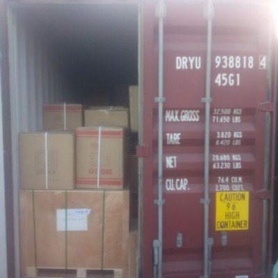 Затарка сборного контейнера на складе консолидации в Шанхае, 1х40'HQ + 1х20', LCL 1701