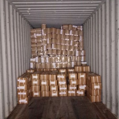 Затарка сборного контейнера на складе консолидации в Шанхае, 1х40'HQ, LCL 1714