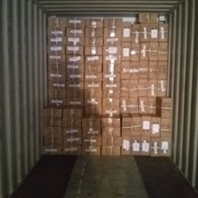 Затарка сборного контейнера на складе консолидации в Шанхае, 1х40'HQ, LCL 1716