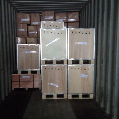 Затарка сборного контейнера на складе консолидации в Шанхае, 1х40'HQ, LCL 1722