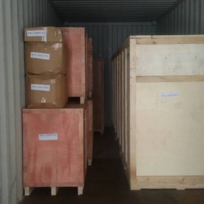 Затарка сборного контейнера на складе консолидации в Шанхае, 1х40'HQ, LCL 1724