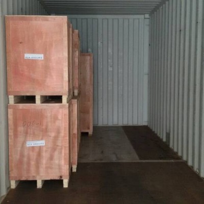 Затарка сборного контейнера на складе консолидации в Шанхае, 1х40'HQ, LCL 1724