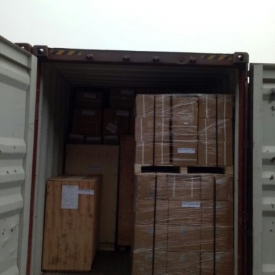 Затарка сборного контейнера на складе консолидации в Шанхае, 1х40'HQ, LCL 1726