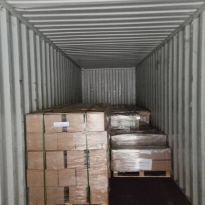 Затарка сборного контейнера на складе консолидации в Шанхае, 1х40'HQ, LCL 1806
