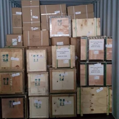 Затарка сборного контейнера на складе консолидации в Шанхае, 1х40'HQ, LCL 1811