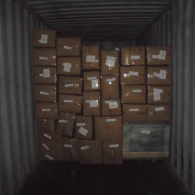 Затарка сборного контейнера на складе консолидации в Шанхае, 1х40'HQ, LCL 1901