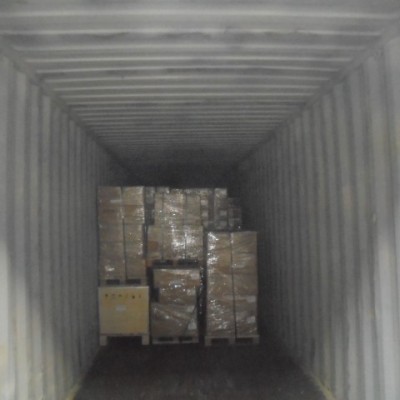 Затарка сборного контейнера на складе консолидации в Шанхае, 1х40'HQ, LCL 1901