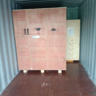 Затарка сборного контейнера на складе консолидации в Шанхае, 1х20', LCL 2004