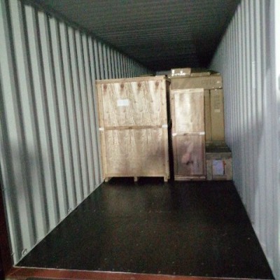 Затарка сборного контейнера на складе консолидации в Шанхае, 1х40'HQ, LCL 2008