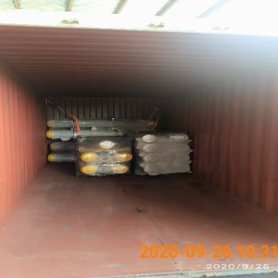 Затарка сборного контейнера на складе консолидации в Шанхае, 1х20', LCL 2010