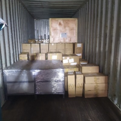 Затарка сборного контейнера на складе консолидации в Шанхае, 1х40'HQ, LCL 2013