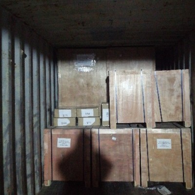 Затарка сборного контейнера на складе консолидации в Шанхае, 1х20', LCL 2015