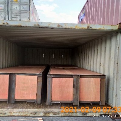 Затарка 3х20' контейнеров на складе консолидации в Шанхае