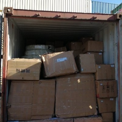 Затарка сборного контейнера на складе консолидации в Шанхае, 1х20', LCL 2103