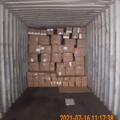 Затарка сборного контейнера на складе консолидации в Шанхае, 1х40'HQ, LCL 2108