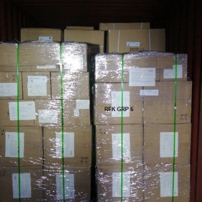 Затарка сборного контейнера на складе консолидации в Шанхае, 1х40'HQ, LCL 2110