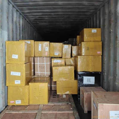 Затарка сборного контейнера на складе консолидации в Шанхае, 1х40'HQ, LCL 2201