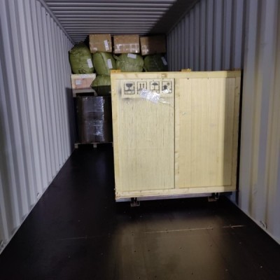 Затарка сборного контейнера на складе консолидации в Шанхае, 1х40'HQ, LCL 2207