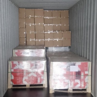 Затарка сборного контейнера на складе консолидации в Шанхае, 1х40'HQ, LCL 2208