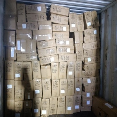 Затарка сборного контейнера на складе консолидации в Шанхае, 1х40'HQ, LCL 2212