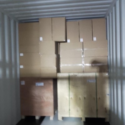 Затарка сборного контейнера на складе консолидации в Шанхае, 1х40'HQ, LCL 2302