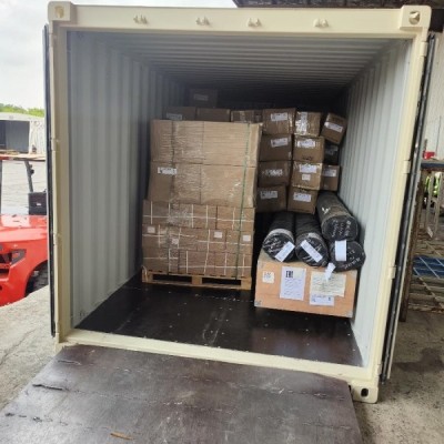 Затарка сборного контейнера на складе консолидации в Шанхае, 1х20', LCL 2305