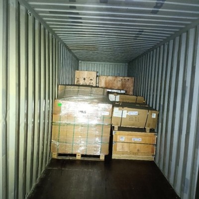 Затарка сборного контейнера на складе консолидации в Шанхае, 1х40'HQ, LCL 2310