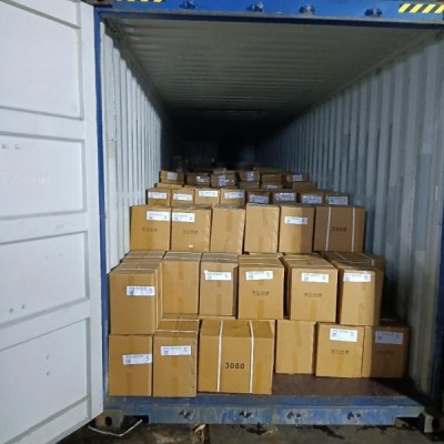 Затарка сборного контейнера на складе консолидации в Шанхае, 1х40'HQ, LCL 2310