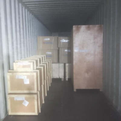 Затарка сборного контейнера на складе консолидации в Шанхае, 1х40'HQ, LCL 2312