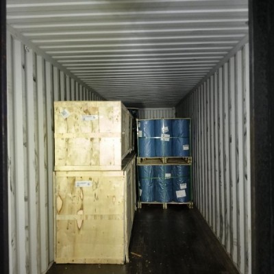 Затарка сборного контейнера на складе консолидации в Шанхае, 1х40'HQ, LCL 2313