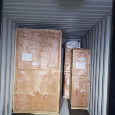 Затарка сборного контейнера на складе консолидации в Шанхае, 1х40'HQ, LCL 2402