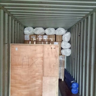 Затарка сборного контейнера на складе консолидации в Шанхае, 1х40'HQ, LCL 1704