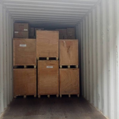 Затарка сборного контейнера на складе консолидации в Шанхае, 1х40'HQ, LCL 1711