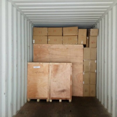 Затарка сборного контейнера на складе консолидации в Шанхае, 1х40'HQ, LCL 1711