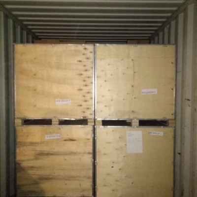 Затарка сборного контейнера на складе консолидации в Шанхае, 1х40'HQ, LCL 1723