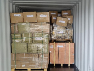 Затарка сборного контейнера на складе консолидации в Шанхае, 1х20', LCL 2305