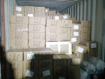 Затарка сборного контейнера на складе консолидации в Шанхае, 1х20', LCL 2101