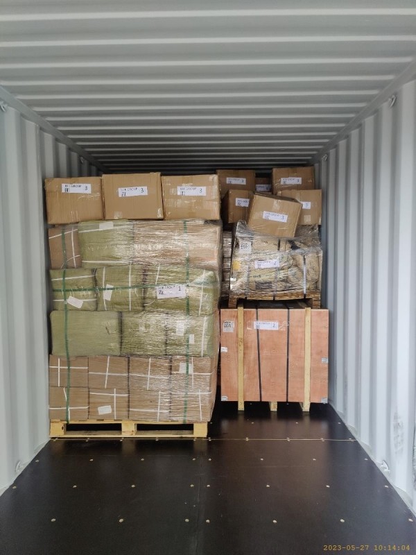 Затарка сборного контейнера на складе консолидации в Шанхае, 1х20', LCL 2305