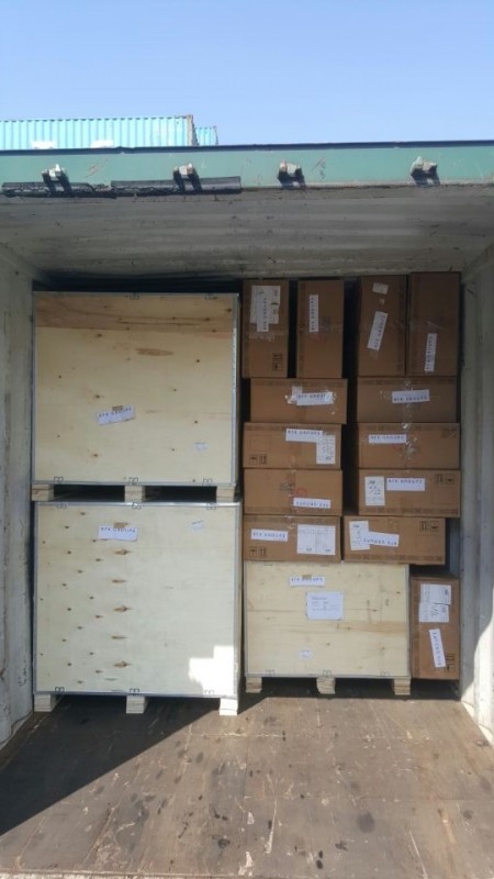 Затарка сборного контейнера на складе консолидации в Шанхае, 1х20', LCL 1803