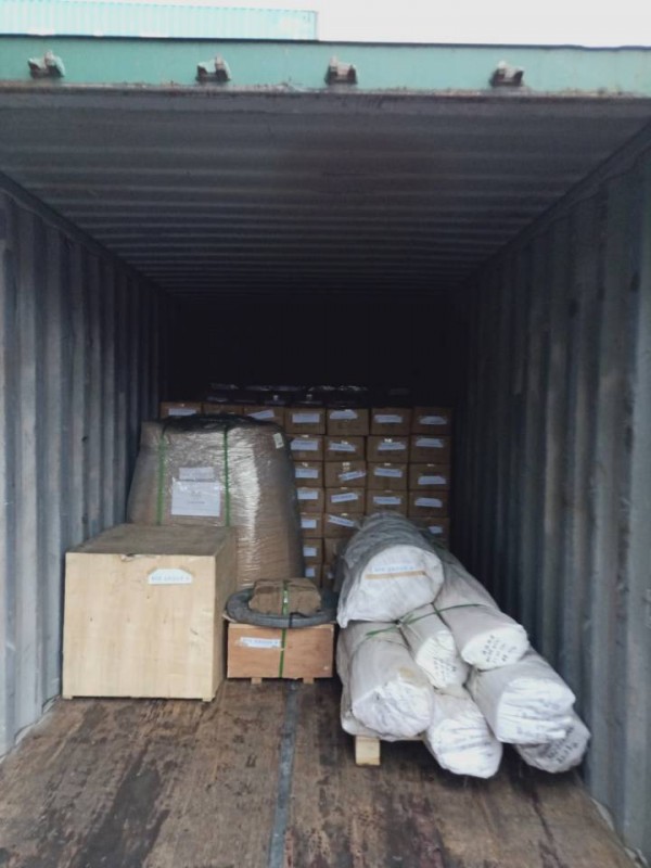 Затарка сборного контейнера на складе консолидации в Шанхае, 1х20', LCL 1807
